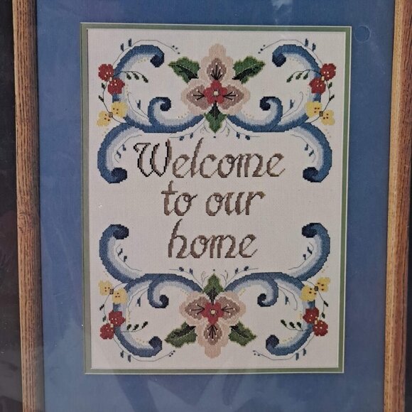 Golden Bee Welcome To Our Home #60214 Counted Cross Stitch Kit NWT - Picture 2 of 5